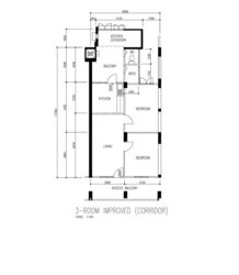 Blk 154 Meiling Heights (Queenstown), HDB 3 Rooms #568148701